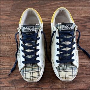 Golden Goose Superstar Tartan Plaid Sneakers Size 36/ US6 - GGDB Private Edition
